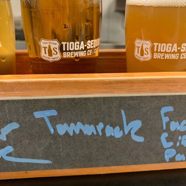 Photo taken at Tioga-Sequoia Brewing Company by Jeffrey K. on 10/30/2019