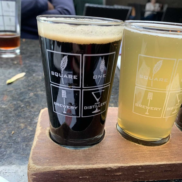 Photo taken at Square One Brewery &amp; Distillery by Jeffrey K. on 4/28/2022