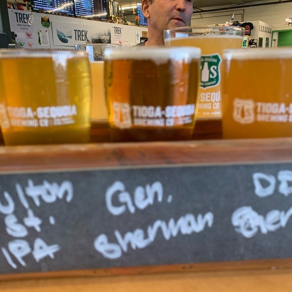 Photo taken at Tioga-Sequoia Brewing Company by Jeffrey K. on 10/30/2019