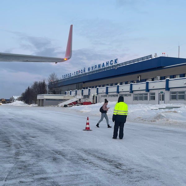 Photo taken at Murmansk International Airport (MMK) by Mariya M. on 12/2/2021