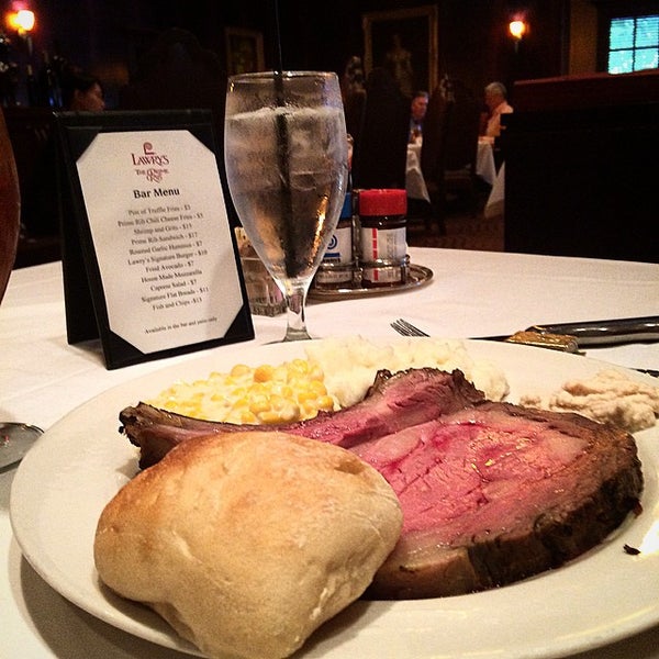 Photo taken at Lawry&#39;s The Prime Rib by David M. on 8/30/2014
