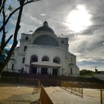 Photo taken at Basilica de Caacupe by Laura R. on 1/4/2014