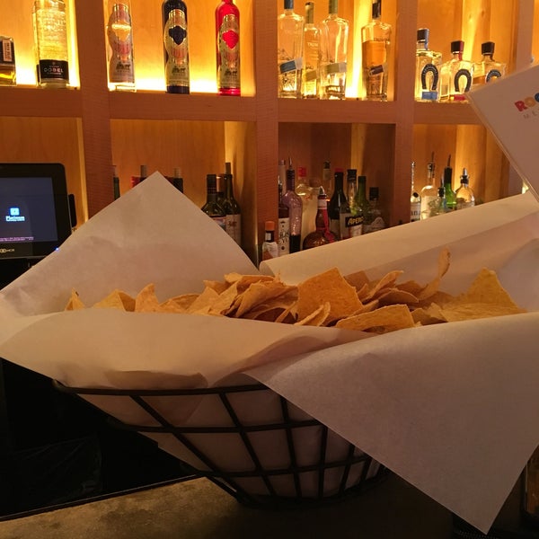 Sit at the bar and nosh on the giant chips and creamy dip! Ask for the house made hot sauce if you like spice.