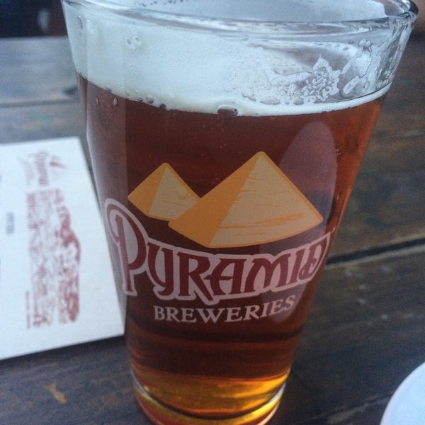 Photo taken at Pyramid Brewery &amp; Alehouse by John V. on 3/30/2015