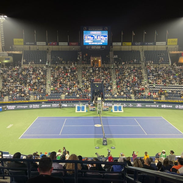 Снимок сделан в Dubai Duty Free Dubai Tennis Championships пользователем A.T.A💊 2/23/2022