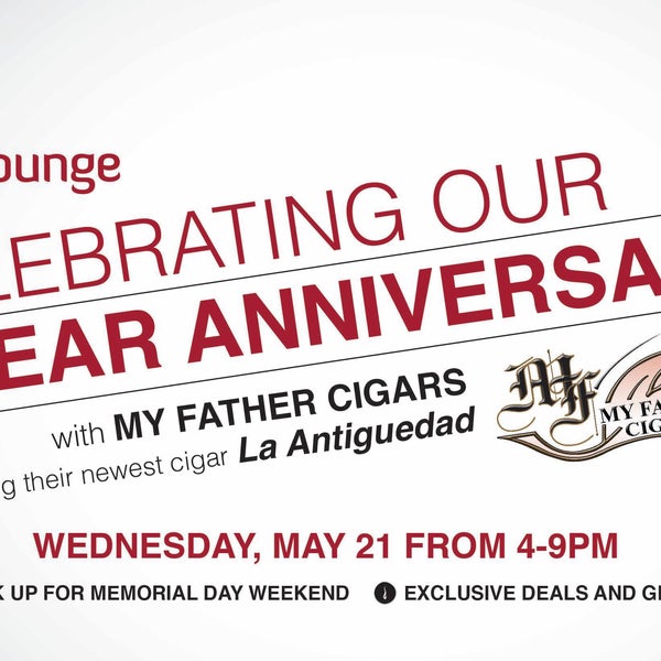 2 year celebration with My Father Cigars 5/21/2014