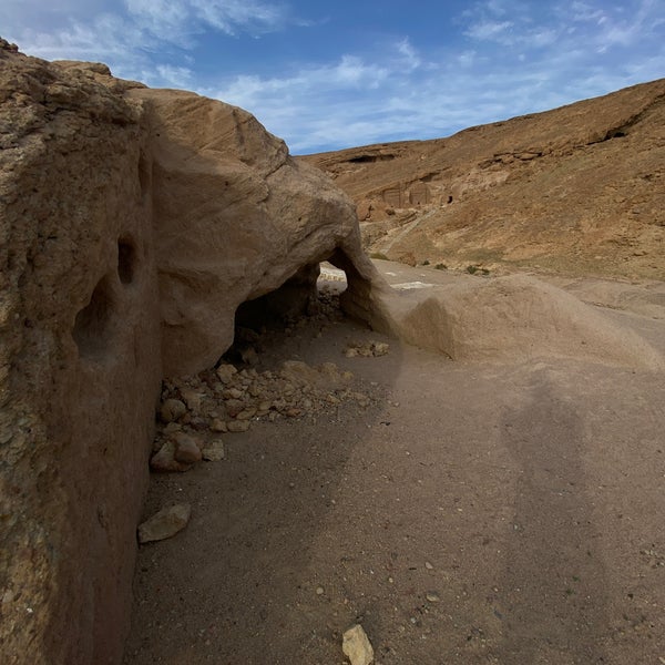 Photo taken at The Caves of Jethro (Nabatean Tombs) by TuRki on 12/14/2021