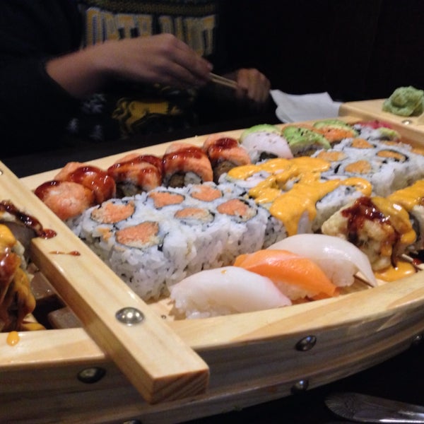 Great sushi.. Come hungry with some friends and get a boat