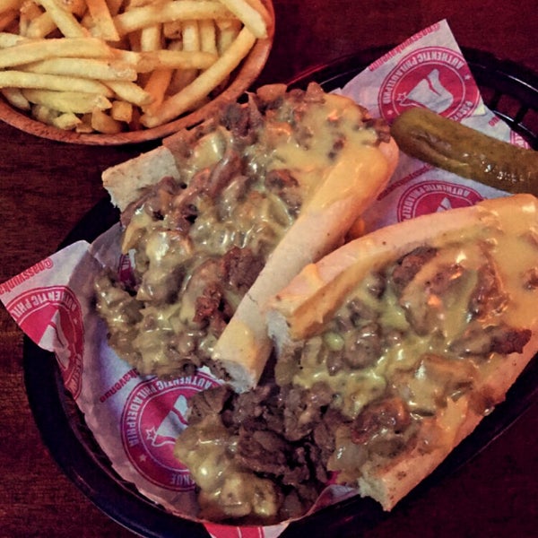 Authentic Philly Cheesesteak in London, very decent portions worth the price. Nice staff and good service. If you are a fan of it’s always sunny in Philadelphia this was played on a constant loop