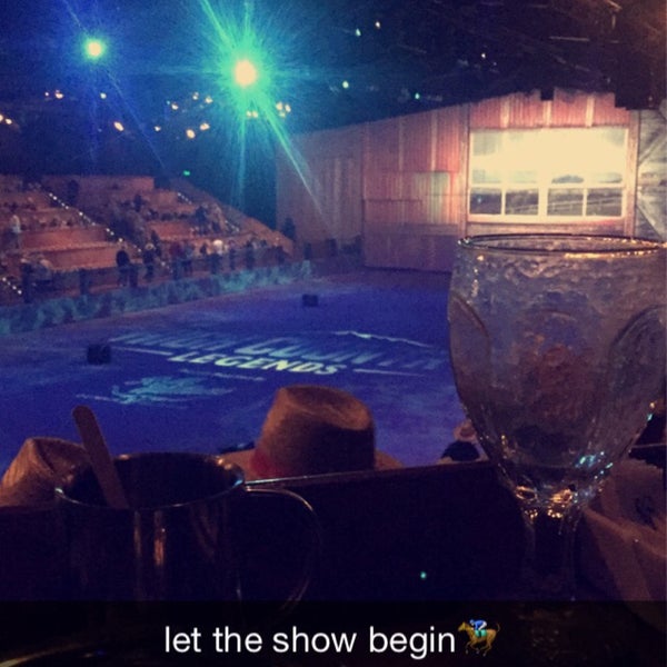 Photo taken at Australian Outback Spectacular by مها on 7/28/2015