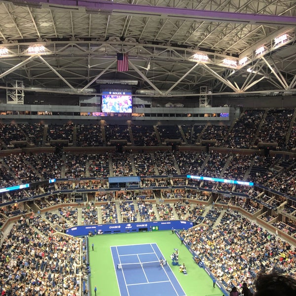 9/6/2021 tarihinde Tatianaziyaretçi tarafından USTA Billie Jean King National Tennis Center'de çekilen fotoğraf