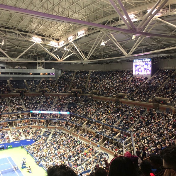 9/6/2021 tarihinde Tatianaziyaretçi tarafından USTA Billie Jean King National Tennis Center'de çekilen fotoğraf