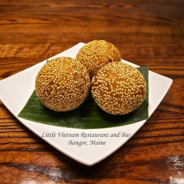 "Banh cam" also known as "sesame balls" - one of out most popular desserts!!