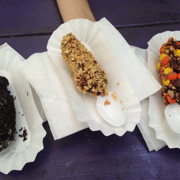 Looking for a unique sweet treat? Bananarchy has you covered. Customize your frozen banana to have whatever you please, vegan options available as well!