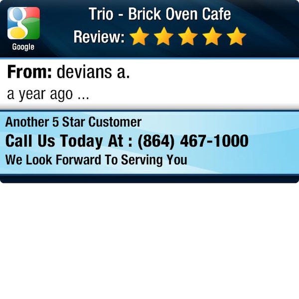Foto tomada en Trio - A Brick Oven Cafe  por Trio - A Brick Oven Cafe el 7/13/2014