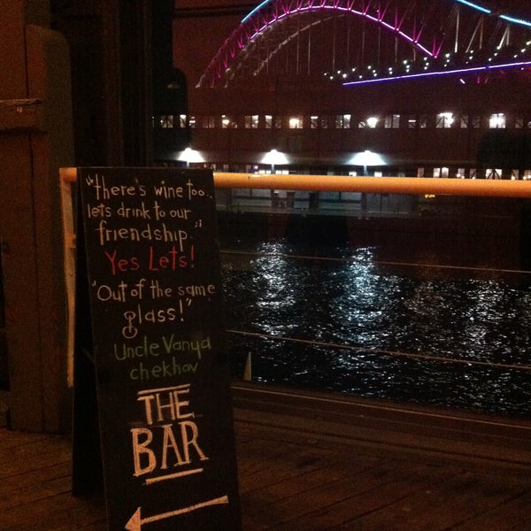 Photo taken at The Theatre Bar at the End of the Wharf by Courtney W. on 5/24/2013
