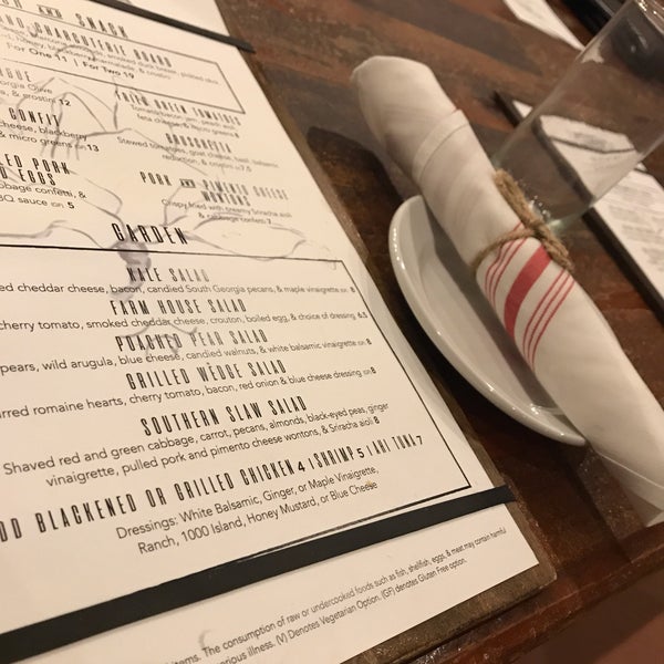Make the trip in from the highway-the shrimp and grits specialty with fried egg is not to be missed!  Try the butcher block special and don’t miss the world-class desserts!  For the discerning palate!