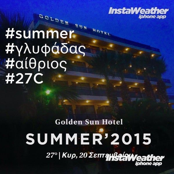 9/23/2015 tarihinde Mitros T.ziyaretçi tarafından Golden Sun Hotel'de çekilen fotoğraf