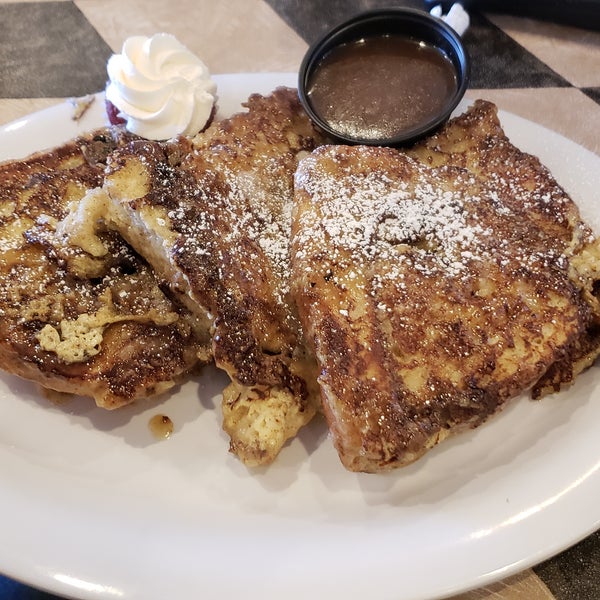 My favorites are the cinnamon French toast and Sassy's stacker with chorizo... Lunch is either the BBQ chicken quesadilla or the BBQ pork sandwich. There is nothing I've tried that I don't like...