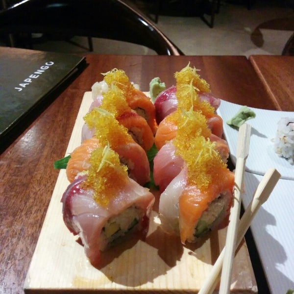 Photo taken at Japengo Restaurant by Shanna M. on 9/21/2014