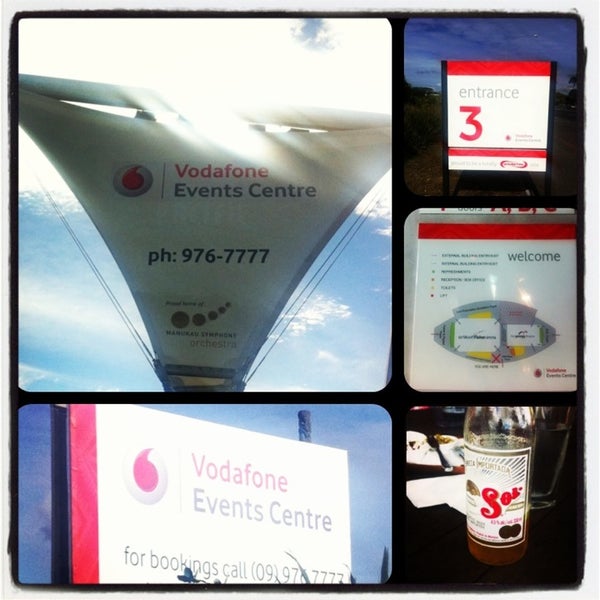 Photo taken at Vodafone Events Centre by Juice_Junky on 4/1/2013