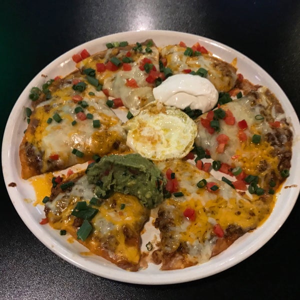 Order the Casa Mexico Pizza with an egg on it!