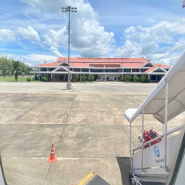 Photo taken at Chumphon Airport (CJM) by ~Caballeros.Societies~ on 8/21/2020