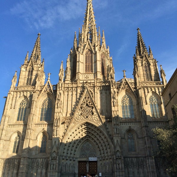 Photo taken at Cathedral of the Holy Cross and Saint Eulalia by Vlad B. on 9/1/2016