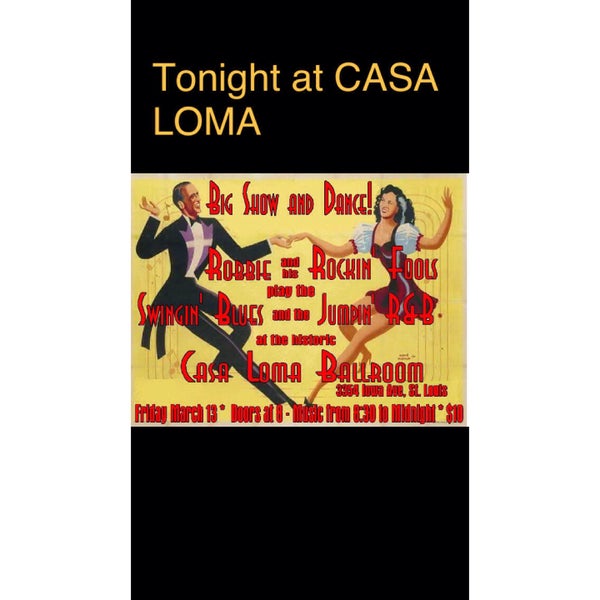 Tonight at Casa Loma     March 13 2015