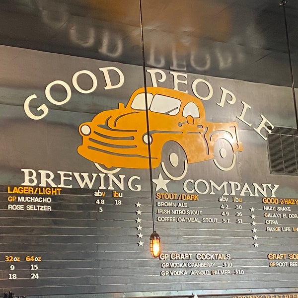 4/23/2022 tarihinde Kyle M.ziyaretçi tarafından Good People Brewing Company'de çekilen fotoğraf
