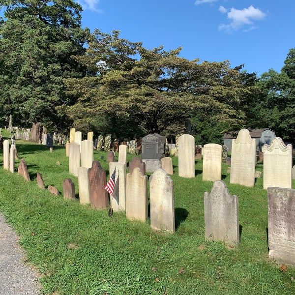 Photo taken at Sleepy Hollow Cemetery by Amy M. on 8/25/2019