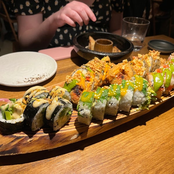 Amazing veggie sushi