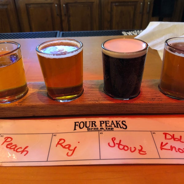 Photo taken at Four Peaks Grill &amp; Tap by Brian D. on 3/25/2018
