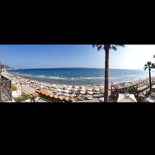 Photo taken at Grand Hotel Alassio by Vlad D. on 9/28/2014