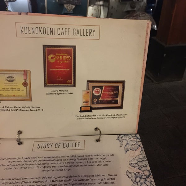 Koenokoeni Cafe Gallery Semarang Jawa Tengah