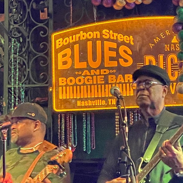Photo taken at Bourbon Street Blues and Boogie Bar by tony a. on 3/13/2022