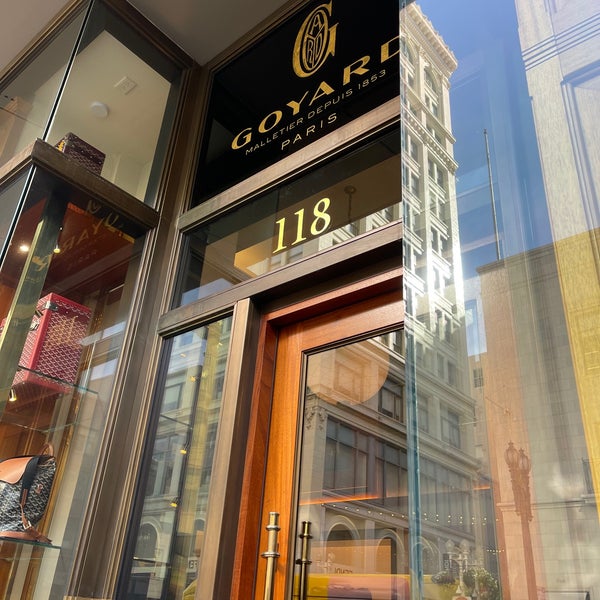 The Goyard Boutique is in San Francisco.