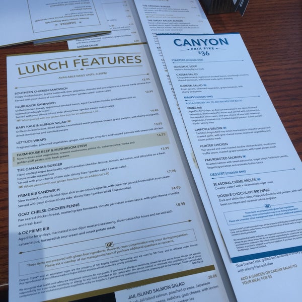 Photos at Canyon Creek Chophouse (Now Closed) Niagara Falls, ON