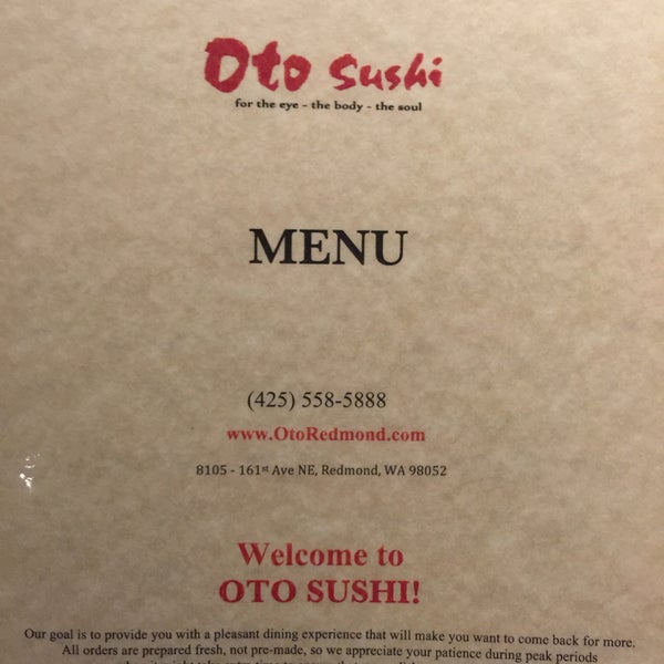 Photo taken at Oto Sushi Redmond by PoP O. on 11/5/2016