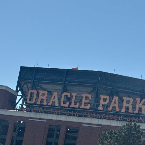 Photo taken at Oracle Park by Barrett on 5/18/2024