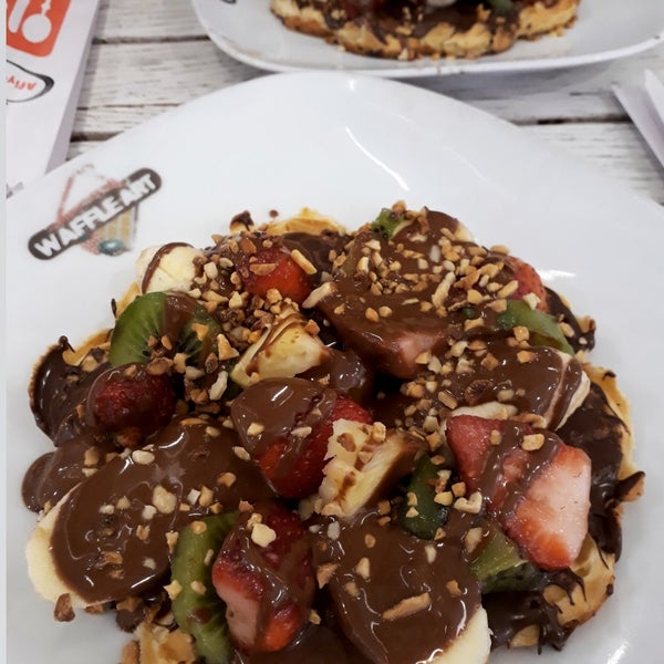 Photo taken at Waffle Art by .... .. on 11/6/2019
