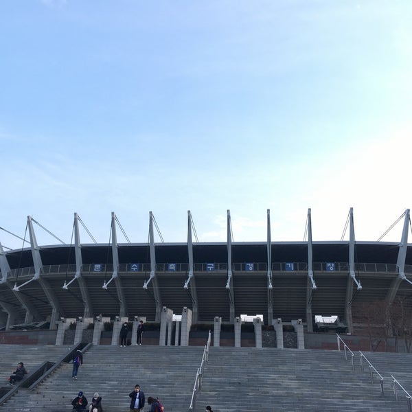 Photo taken at Ulsan Munsu Football Stadium by Lou on 2/11/2020
