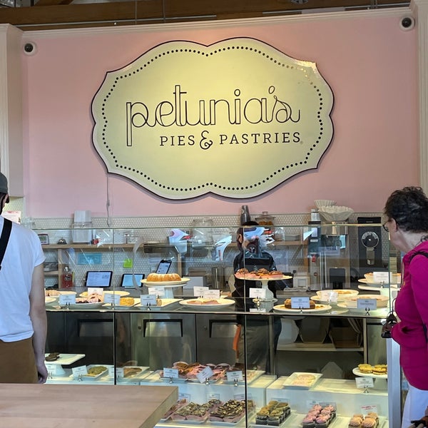 Photo taken at Petunia&#39;s Pies &amp; Pastries by Paula S. on 3/19/2022
