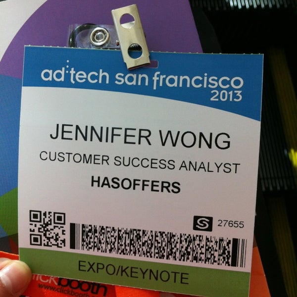 Photo taken at ad:tech San Francisco by Jennifer W. on 4/9/2013