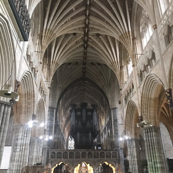 Das Foto wurde bei Exeter Cathedral von Ian M. am 3/5/2020 aufgenommen