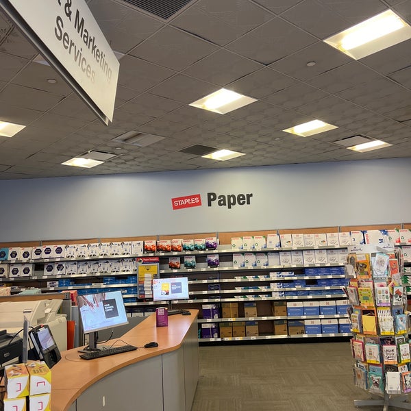 Staples Store Interior