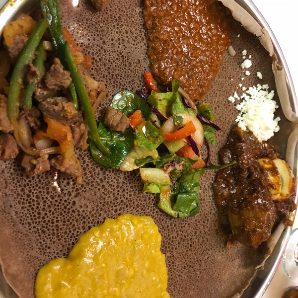 Photo taken at Demera Ethiopian Restaurant by Bethany C. on 11/10/2018