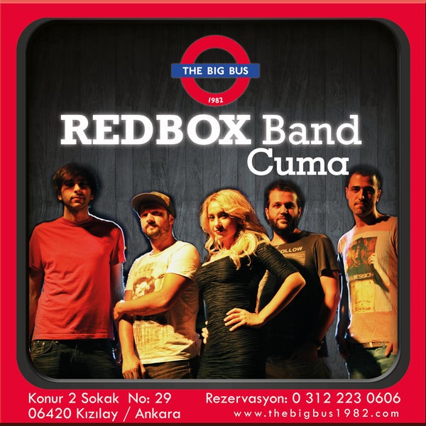 RedBox Band - 11 Ekim CUMA gecesi The Big Bus'dan sizlerle...
