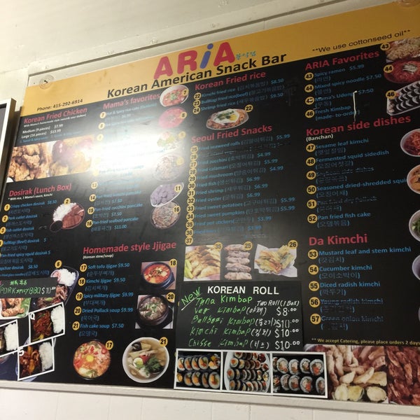 Foto diambil di Aria Korean-American Snack Bar oleh Annie pada 3/9/2016