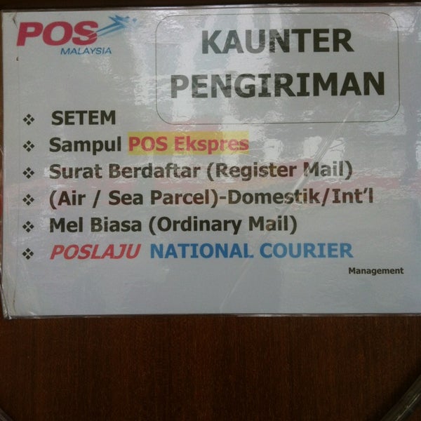 Surat Berdaftar Pos Malaysia